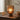 Amber Ridged LED Touch Lamp